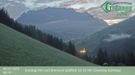 Archiv Foto Webcam Dienten: Ausblick Grünegg Alm 03:00