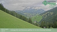 Archiv Foto Webcam Dienten: Ausblick Grünegg Alm 17:00