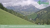 Archiv Foto Webcam Dienten: Ausblick Grünegg Alm 13:00