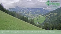 Archiv Foto Webcam Dienten: Ausblick Grünegg Alm 17:00