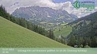 Archiv Foto Webcam Dienten: Ausblick Grünegg Alm 09:00
