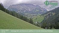 Archiv Foto Webcam Dienten: Ausblick Grünegg Alm 13:00