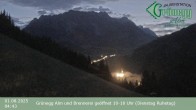 Archiv Foto Webcam Dienten: Ausblick Grünegg Alm 03:00