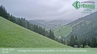 Archiv Foto Webcam Dienten: Ausblick Grünegg Alm 19:00
