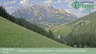 Archiv Foto Webcam Dienten: Ausblick Grünegg Alm 17:00