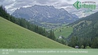 Archiv Foto Webcam Dienten: Ausblick Grünegg Alm 19:00