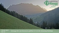 Archiv Foto Webcam Dienten: Ausblick Grünegg Alm 05:00