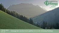 Archiv Foto Webcam Dienten: Ausblick Grünegg Alm 06:00