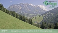 Archiv Foto Webcam Dienten: Ausblick Grünegg Alm 09:00