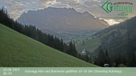 Archived image Webcam Dienten - View Grünegg Alm 05:00