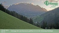 Archiv Foto Webcam Dienten: Ausblick Grünegg Alm 05:00