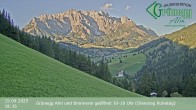 Archiv Foto Webcam Dienten: Ausblick Grünegg Alm 17:00