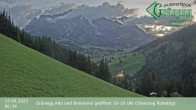 Archived image Webcam Dienten - View Grünegg Alm 05:00