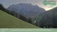 Archiv Foto Webcam Dienten: Ausblick Grünegg Alm 05:00