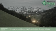 Archiv Foto Webcam Dienten: Ausblick Grünegg Alm 23:00