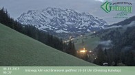 Archiv Foto Webcam Dienten: Ausblick Grünegg Alm 05:00