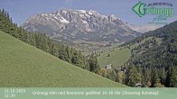Archiv Foto Webcam Dienten: Ausblick Grünegg Alm 11:00