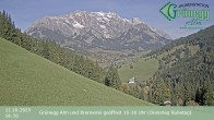 Archiv Foto Webcam Dienten: Ausblick Grünegg Alm 13:00
