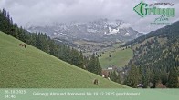 Archived image Webcam Dienten - View Grünegg Alm 13:00