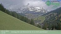 Archived image Webcam Dienten - View Grünegg Alm 11:00