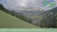 Archived image Webcam Dienten - View Grünegg Alm 13:00