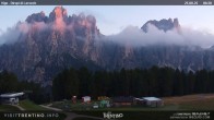 Archiv Foto Webcam Val di Fassa - Dirupi di Larséc 06:00