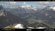 Archiv Foto Webcam Latemar-Gruppe 09:00