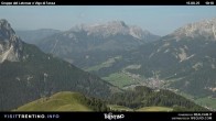 Archiv Foto Webcam Latemar-Gruppe 09:00
