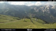Archived image Webcam Fassatal - mountain hut Baita de Cruz 09:00