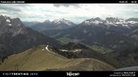 Archived image Webcam Fassatal Buffaure towards Vigo di Fassa 13:00