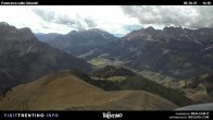Archived image Webcam Fassatal Buffaure towards Vigo di Fassa 13:00