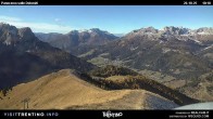 Archived image Webcam Fassatal Buffaure towards Vigo di Fassa 09:00