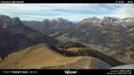 Archived image Webcam Fassatal Buffaure towards Vigo di Fassa 09:00