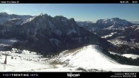 Archiv Foto Webcam Col de Valvacin und Catinaccio 11:00