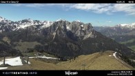 Archiv Foto Webcam Col de Valvacin und Catinaccio 09:00