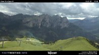 Archiv Foto Webcam Col de Valvacin und Catinaccio 17:00