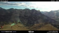 Archiv Foto Webcam Col de Valvacin und Catinaccio 17:00
