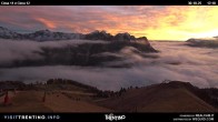 Archiv Foto Webcam Col de Valvacin und Catinaccio 17:00