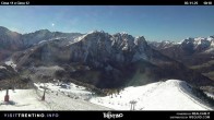 Archiv Foto Webcam Col de Valvacin und Catinaccio 09:00