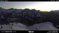 Archiv Foto Webcam Col de Valvacin und Catinaccio 17:00