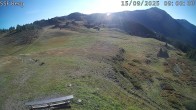 Archiv Foto Webcam Mutta Richtung Alp Raguta 08:00