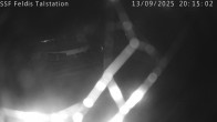 Archiv Foto Webcam Talstation Feldis/ Veulden 21:00