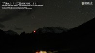 Archiv Foto Webcam Prägraten am Großvenediger - Dorf Bichl und Maurer Berge 23:00