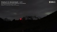 Archiv Foto Webcam Prägraten am Großvenediger - Dorf Bichl und Maurer Berge 01:00