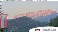 Archiv Foto Webcam Blick aufs Kaisergebirge 19:00