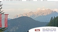 Archiv Foto Webcam Blick aufs Kaisergebirge 19:00