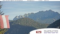 Archiv Foto Webcam Blick aufs Kaisergebirge 13:00