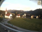 Archiv Foto Webcam Sibratsgfäll Das Dorf 19:00