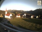 Archiv Foto Webcam Sibratsgfäll Das Dorf 19:00