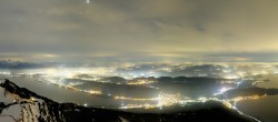 Archiv Foto Webcam Rigi: Aussicht Kulm 23:00